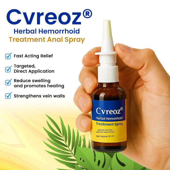 đ„LIMITED DEAL: 60% OFFđ„CvreozÂź Herbal Hemorrhoid Treatment Anal Spray