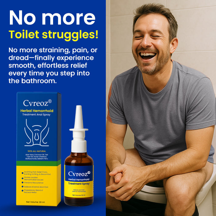đ„LIMITED DEAL: 60% OFFđ„CvreozÂź Herbal Hemorrhoid Treatment Anal Spray