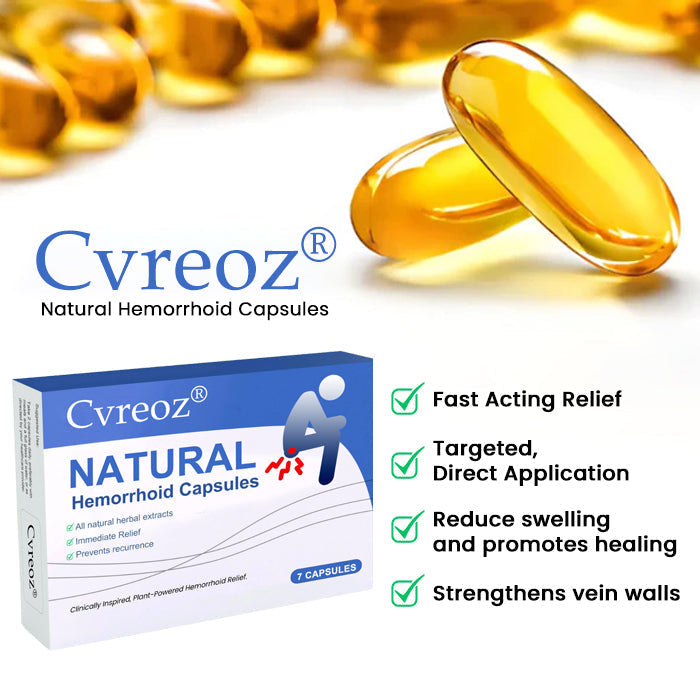 đ„LIMITED DEAL: 60% OFFđ„CvreozÂź Natural Hemorrhoid Capsules