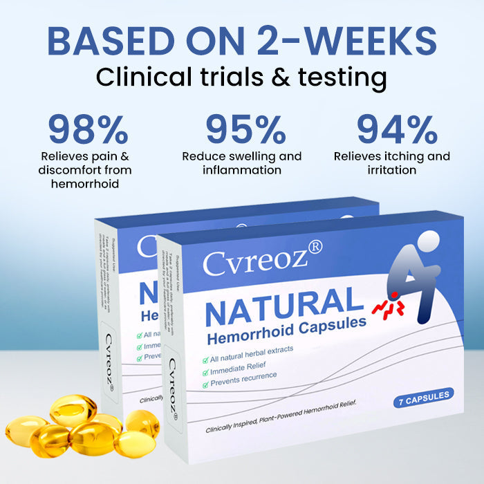 đ„LIMITED DEAL: 60% OFFđ„CvreozÂź Natural Hemorrhoid Capsules