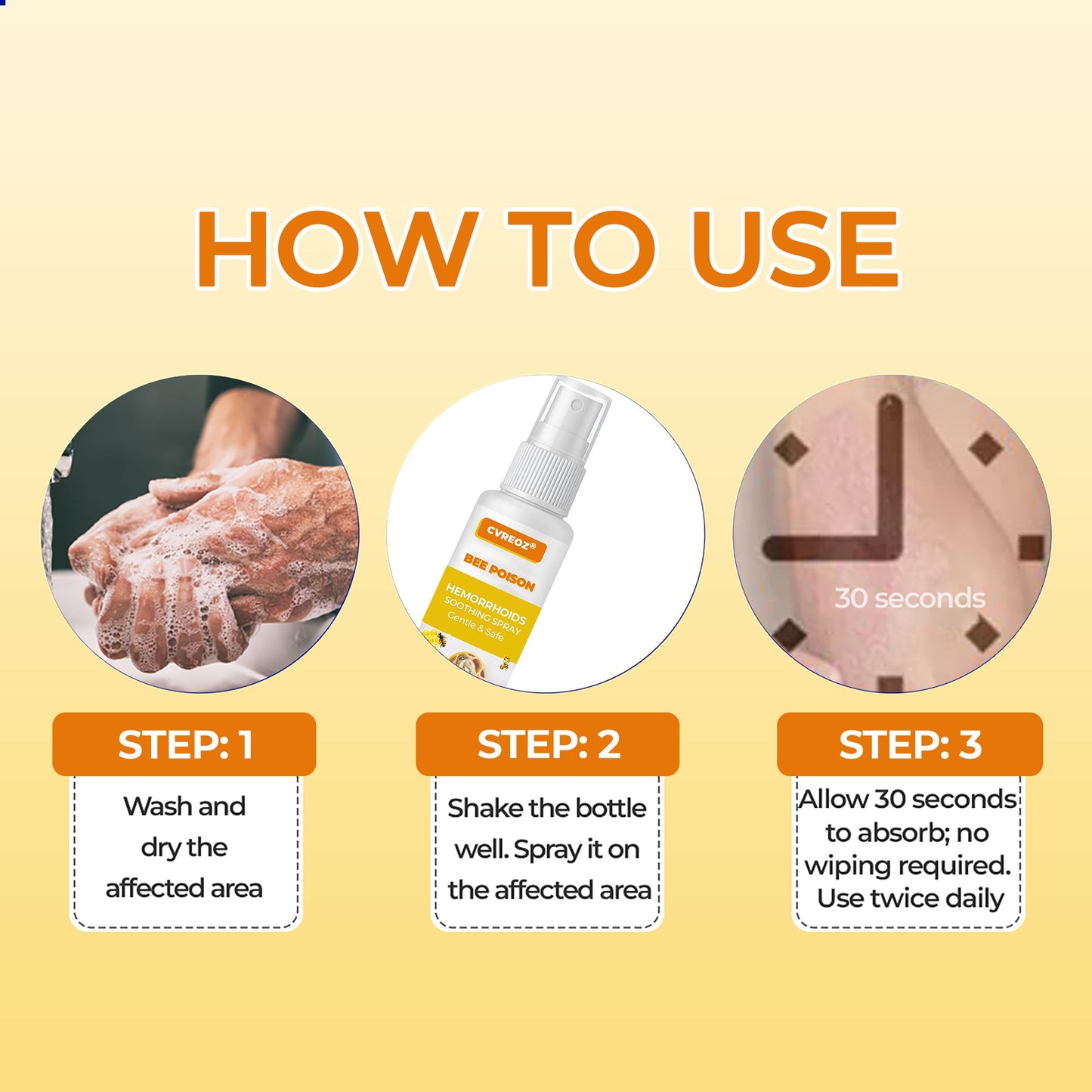 đ©” CVREOZÂź Hemorrhoids Bee Poison Soothing Spray đNEW PACKAGING UP TO 60% OFF đ„