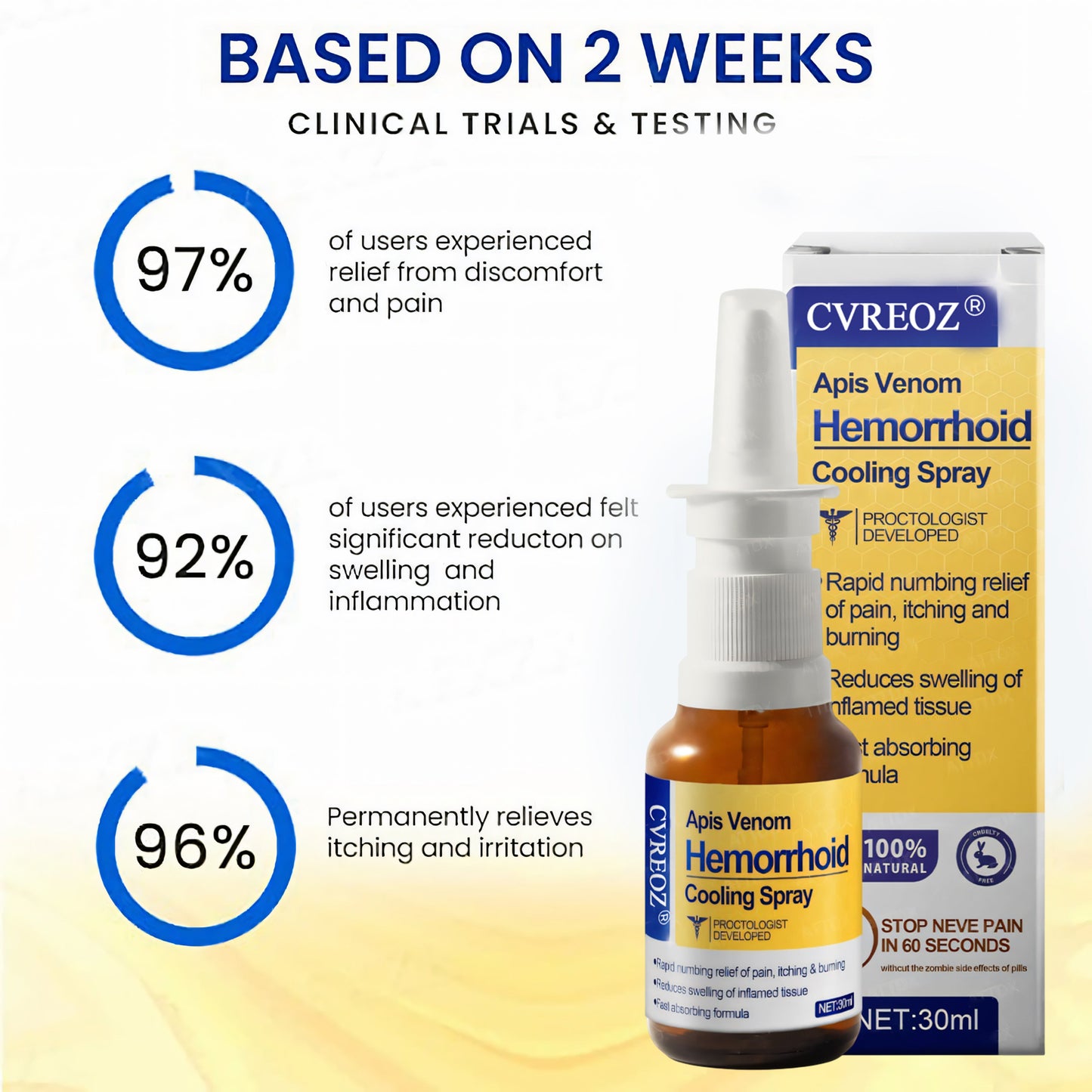 đ„ LIMITED OFFER: Sale up to 60%  đ„ CvreozÂź Apis Venom Hemorrhoid Cooling Spray