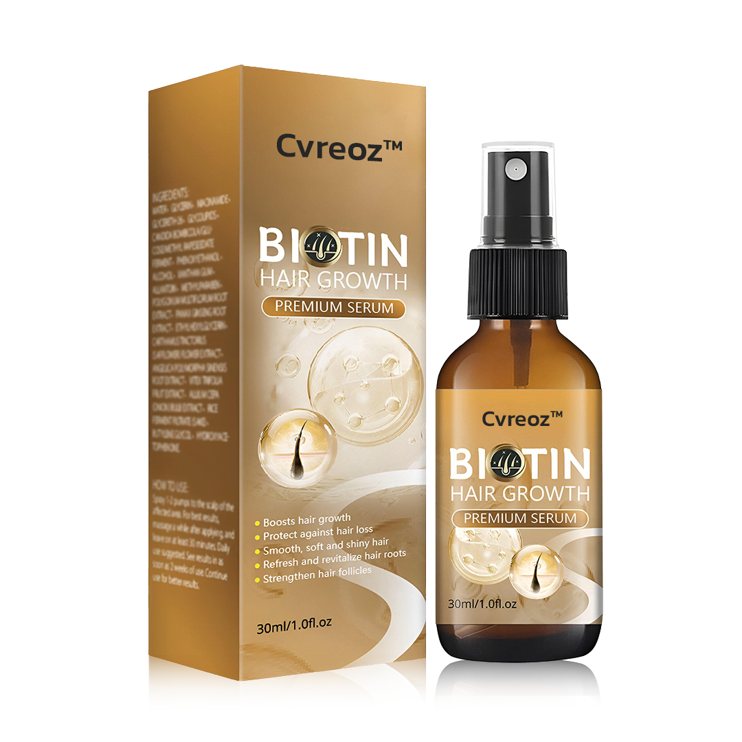 Cvreoz® Biotin Hair Growth Premium Serum - Proven and Tested by Experts! 👩⚕️