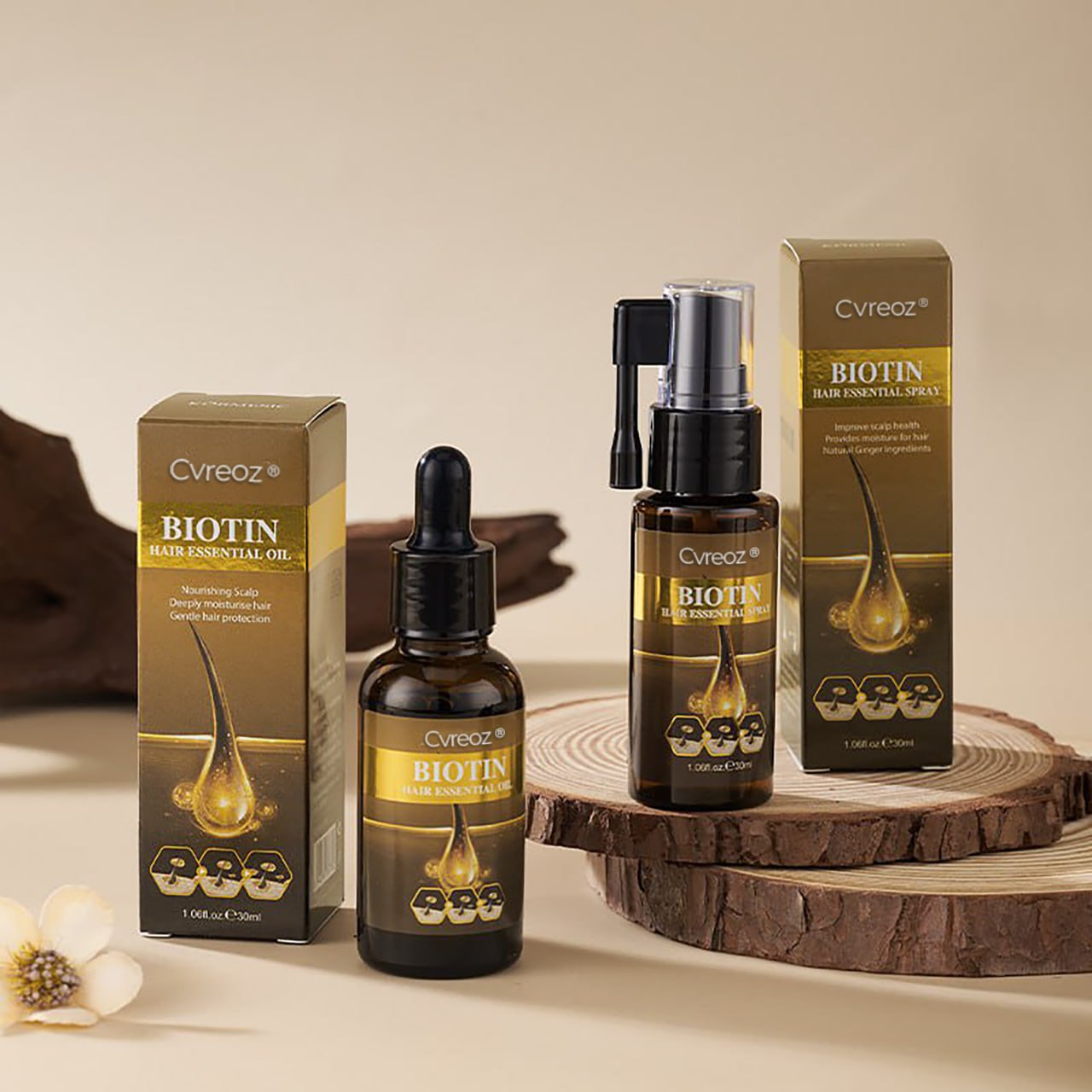 đ„ Grow Your Glow: 60% OFF đ„ CvreozÂź Biotin Hair Essential Oil!