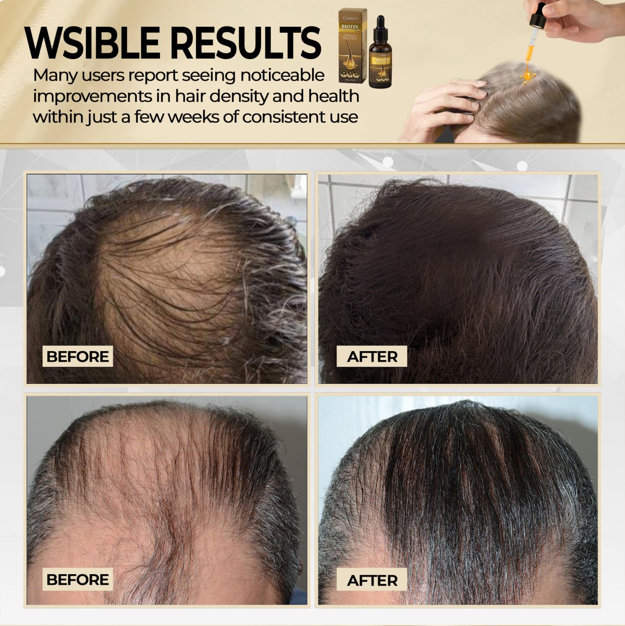 đ„ HOT SALE: 60% OFF đ„ CvreozÂź Biotin Hair Essential Oil!