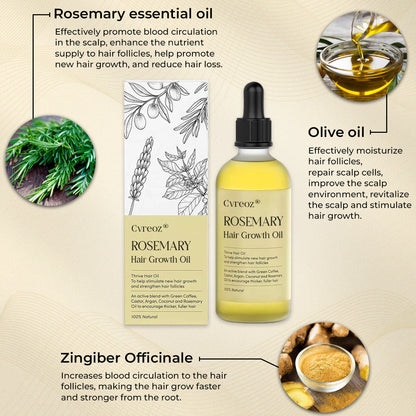 ⏰HOT DEAL: 60% OFF🔥Cvreoz® Rosemary Hair Growth Oil