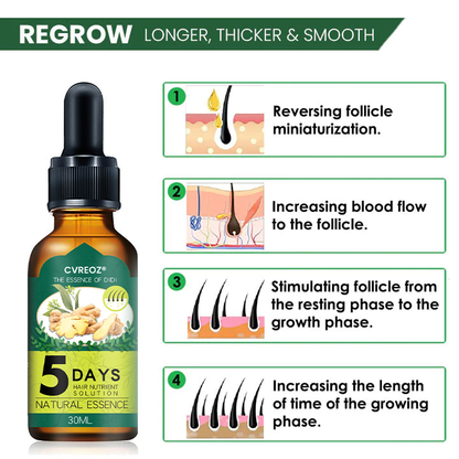 ⏰Last Day Promotion: 60% OFF🔥 Cvreoz® Shouga Essence Hair Growth Oil