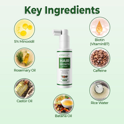 CVREOZ® Rosemary Hair Growth Spray 💥Sale Up to 60%💥